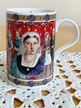 James Sadler Queen Victoria Kings & Queens Bone China Mug Made England
